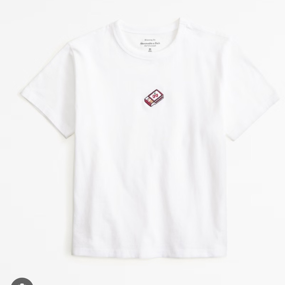 Abercrombie Short-Sleeve Matchbox Graphic Skimming Tee